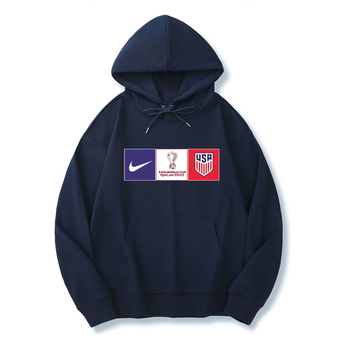 Men's Navy American World Cup Soccer Hoodie